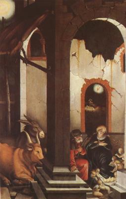 Hans Baldung Grien The Nativity (mk08) Norge oil painting art